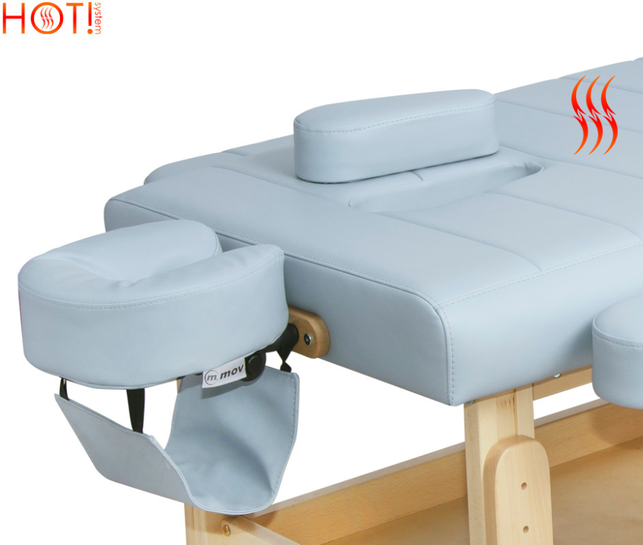 Table de massage fixe Selene Max deux zones avec chauffage - Fabriquée sur mesure en Pologne