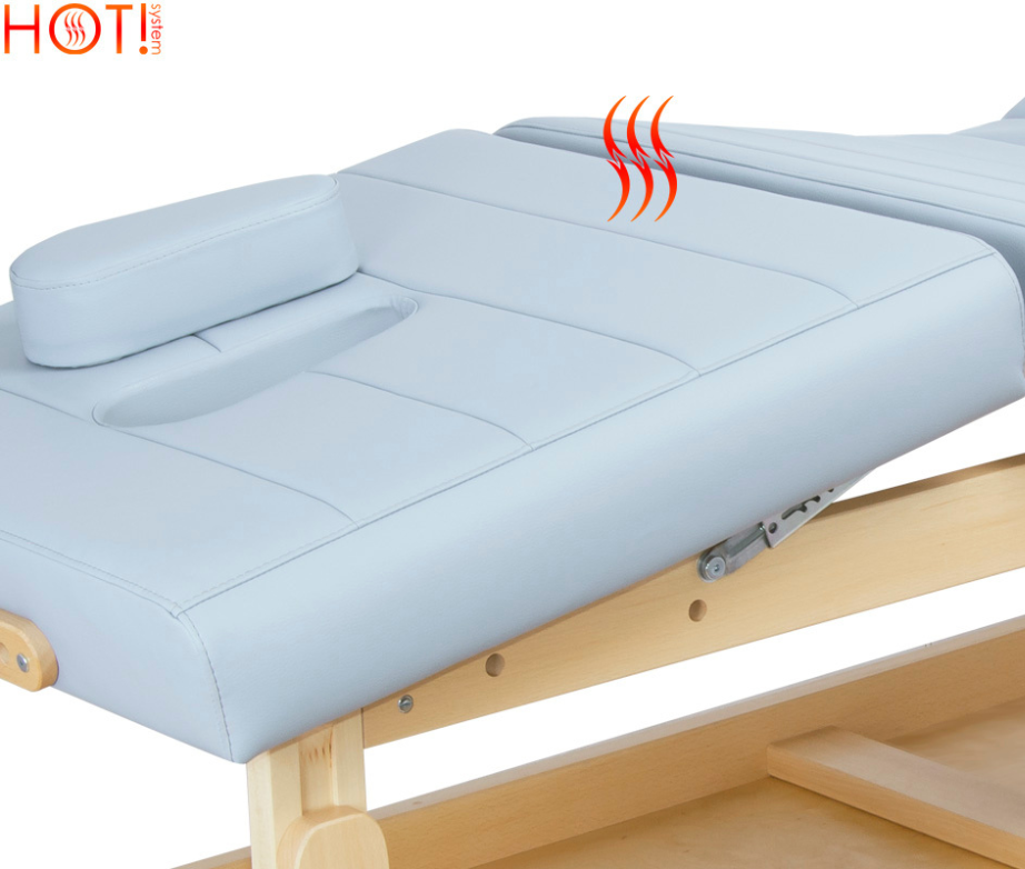 Table de massage fixe Selene trois zones avec chauffage - Fabriquée sur mesure en Pologne