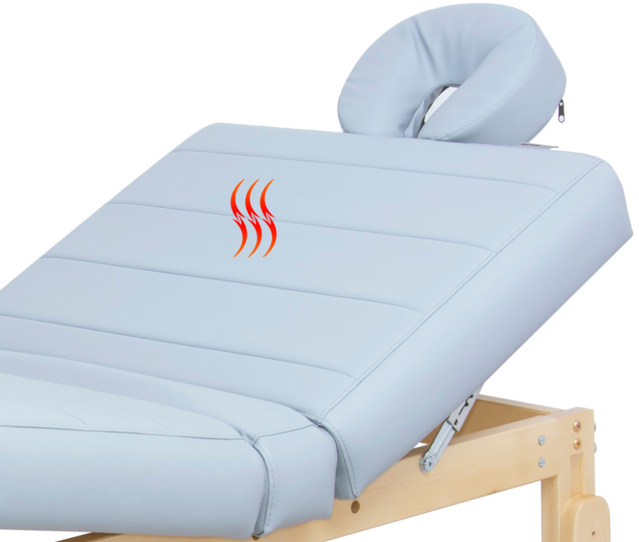 Table de massage fixe Selene trois zones avec chauffage - Fabriquée sur mesure en Pologne