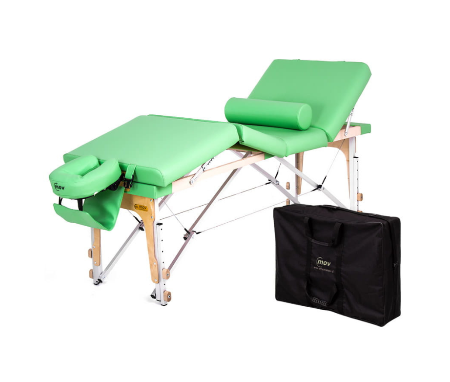 Table de massage pliante multizones Manual alu - Fabriquée sur mesure en Pologne