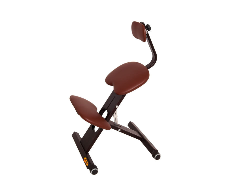 Ergonomic Office sit-knee chair with casters and backrest 