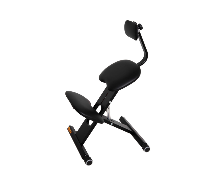 Ergonomic Office sit-knee chair with casters and backrest 