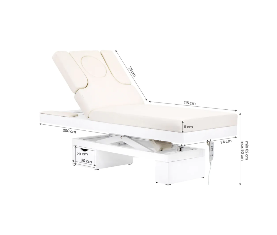 Led electric treatment table 