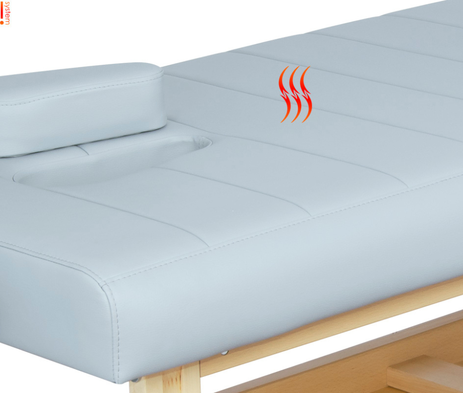Selene two-zone fixed massage table with heating