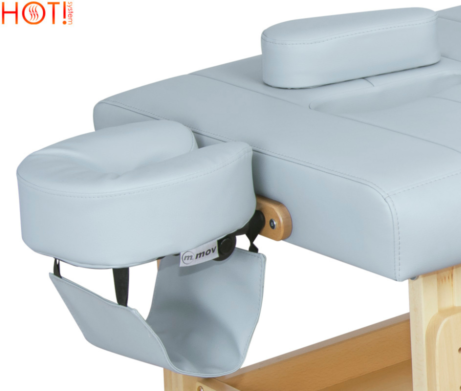 Selene two-zone fixed massage table with heating - Custom made in Poland