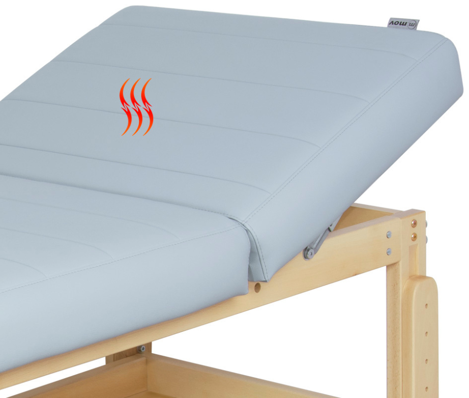 Selene two-zone fixed massage table with heating - Custom made in Poland