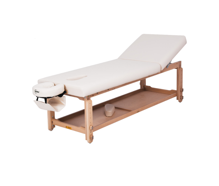 Fixed two-zone Spa massage table