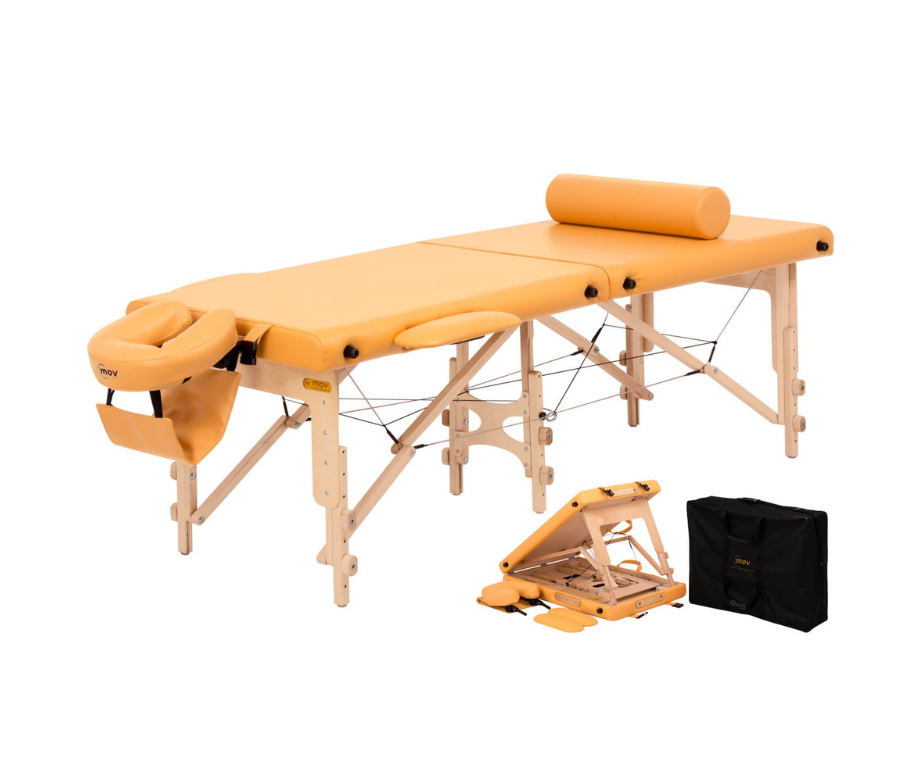 Camilla de masaje plegable de madera Premium Ultra 