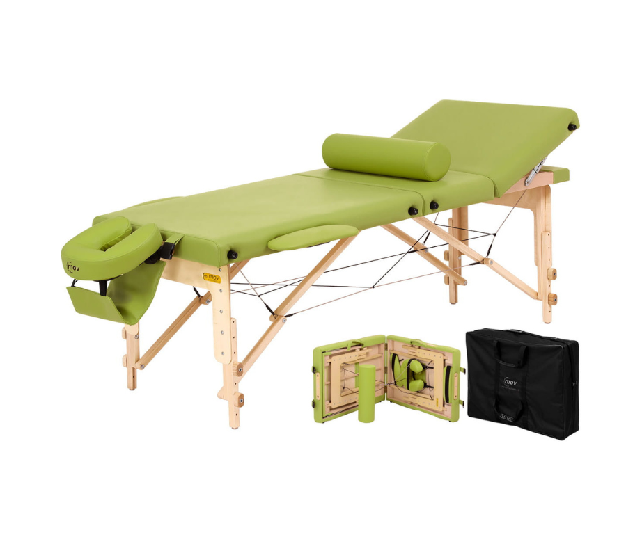 Wooden Reflex folding massage table - Custom made in Poland 