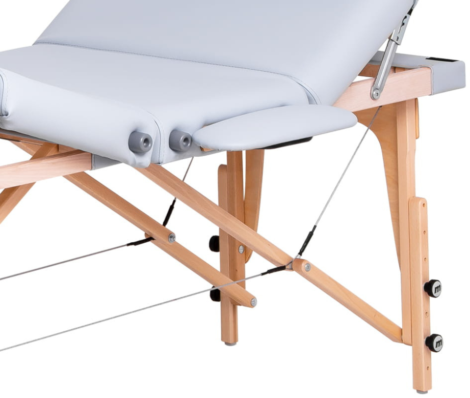 Cosmo wooden multi-zone folding massage table - Custom made in Poland 